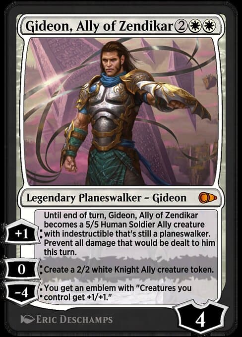 Gideon, Ally of Zendikar #14 – Pioneer Masters Gideon, Ally of Zendikar from Pioneer Masters (Mythic)