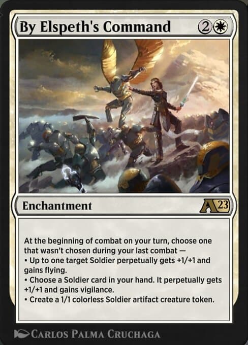 By Elspeth's Command #1 – Alchemy: The Brothers' War By Elspeth's Command from Alchemy: The Brothers' War (Rare)