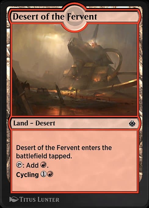 Desert of the Fervent #287 – Amonkhet Remastered Desert of the Fervent from Amonkhet Remastered (Common)