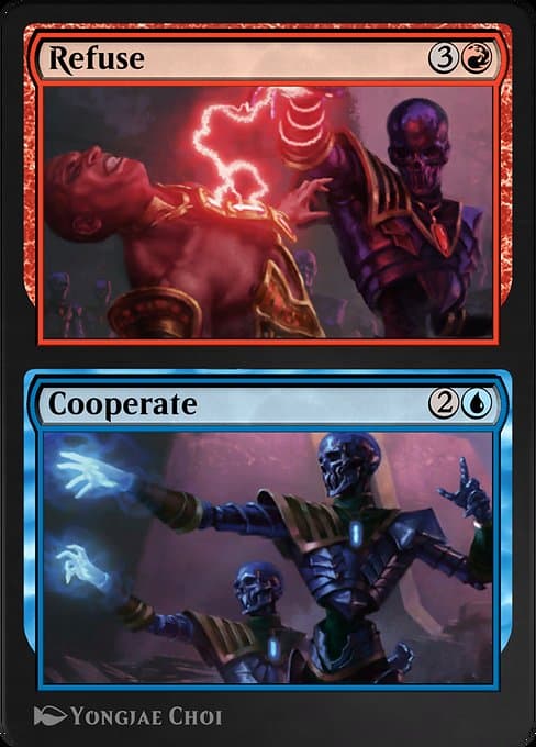 Refuse // Cooperate #255 – Amonkhet Remastered Refuse // Cooperate from Amonkhet Remastered (Rare)