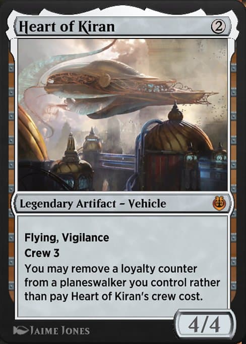 Heart of Kiran #242 – Kaladesh Remastered Heart of Kiran from Kaladesh Remastered (Mythic)