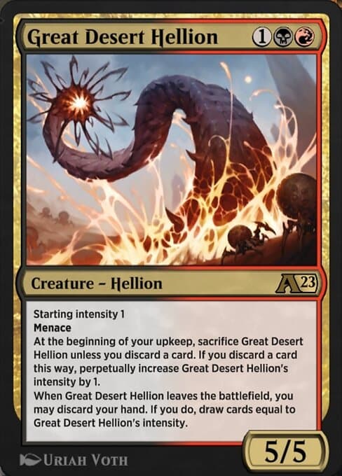 Great Desert Hellion #19 – Alchemy: The Brothers' War Great Desert Hellion from Alchemy: The Brothers' War (Rare)